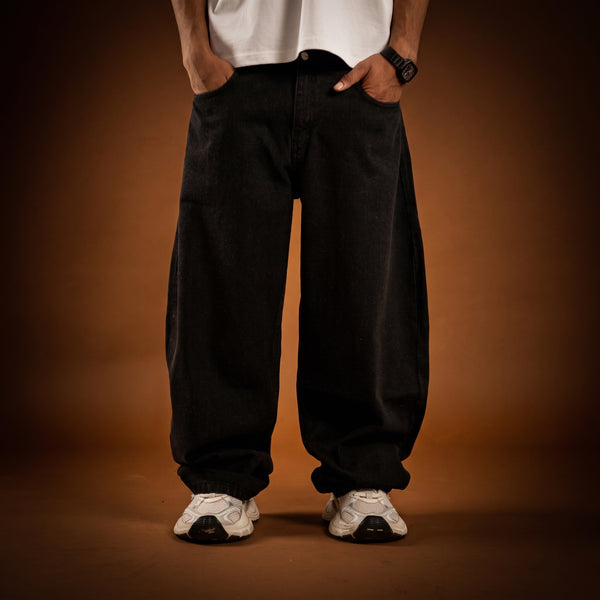 BAGGY DENIM - BLACK