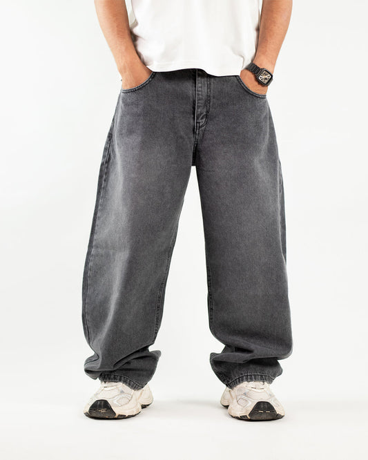BAGGY DENIM - ACID GRAY