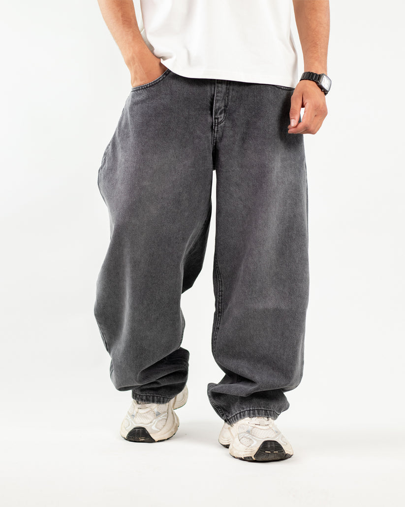 BAGGY DENIM - ACID GRAY